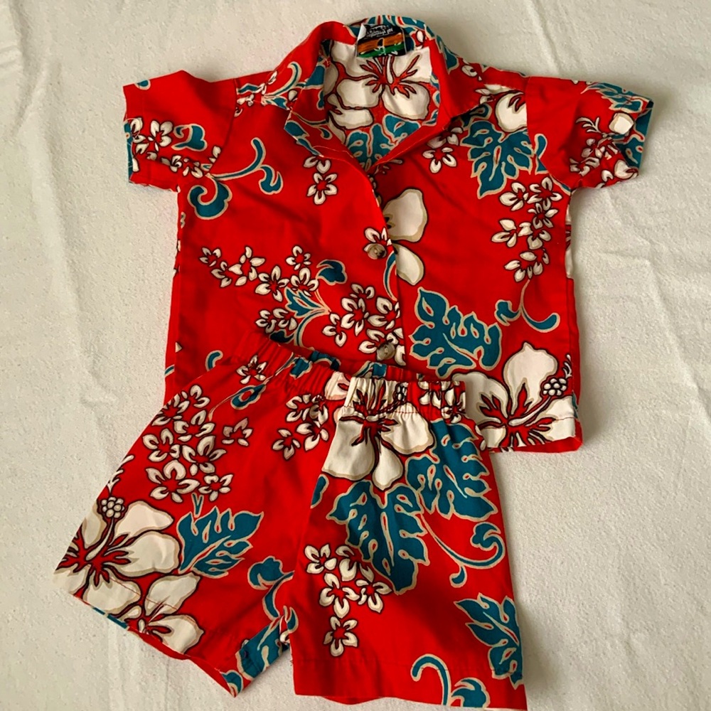 Unisex Baby Hawaiian Set size 6-12months